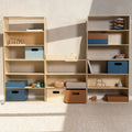 Children's Room Shelving System Nursery 1500mm Wide in Birch Plywood