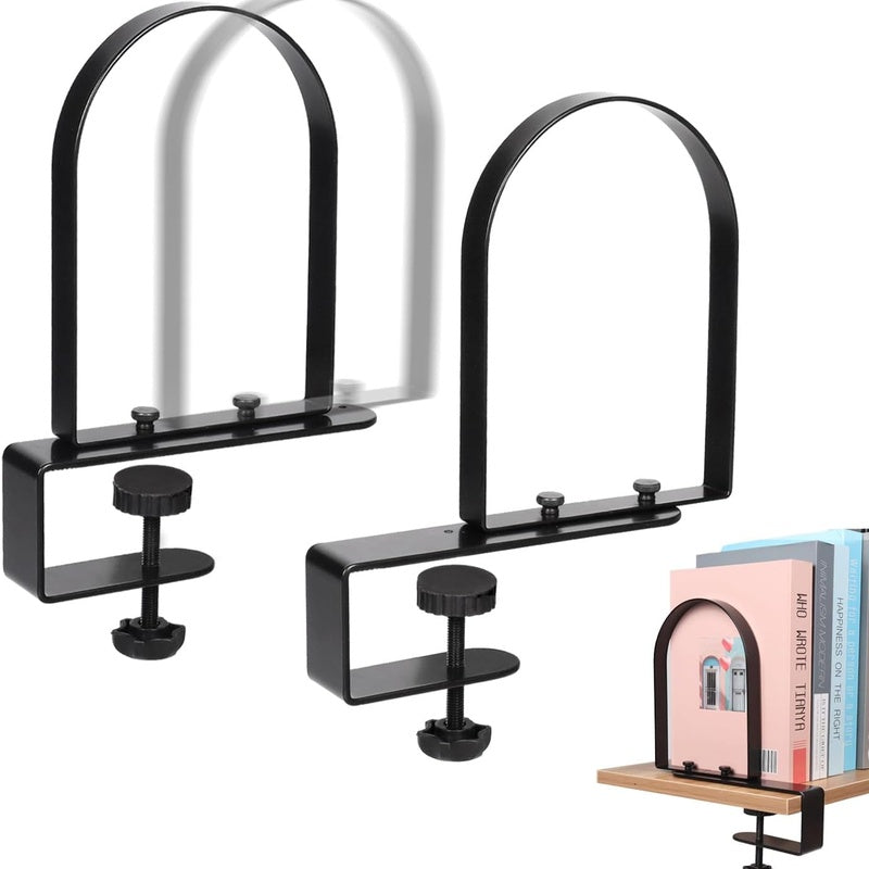 Clip On Shelf Bookend Pair
