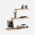Floating Shelf Set of Four in Solid Ash 900mm Wide