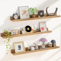 Floating Shelf Set of Six in Birch Plywood 1500mm Wide