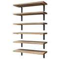 Floating Shelf Set of Six in Solid Oak 1500mm Wide