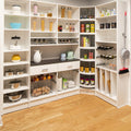 Kitchen Shelving System Pantry and Larder 1200mm Wide in Painted MDF