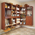 Kitchen Shelving System Pantry and Larder 1200mm Wide in Solid Oak