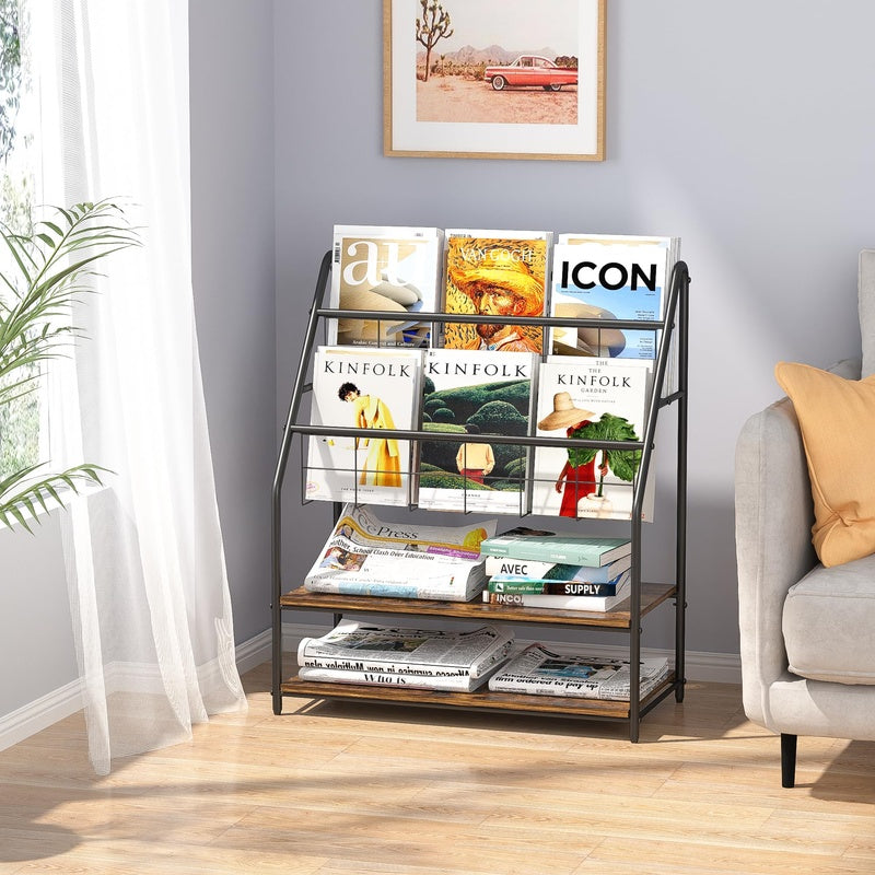Magazine and Book Display Rail 900mm