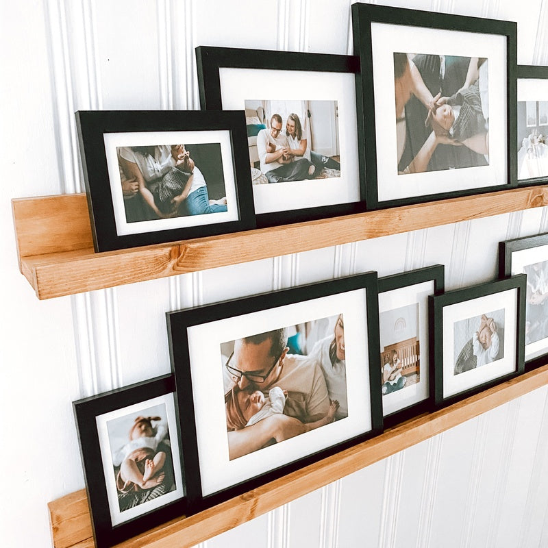 Picture Ledge Set of Four in Birch Plywood 900mm Wide