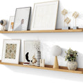 Picture Ledge Set of Four in Solid Ash 900mm Wide
