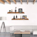 Picture Ledge Set of Four in Solid Oak 1200mm Wide