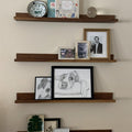 Picture Ledge Set of Four in Solid Walnut 900mm Wide