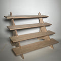 Retail Display Shelving System Gallery and Studio 2400mm Wide in Birch Plywood