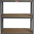 Track Shelving Starter Set Three Shelves 900mm Wide in Solid Ash